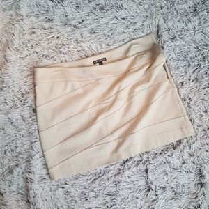 Light beige / Cream stretch, Classic express skirt